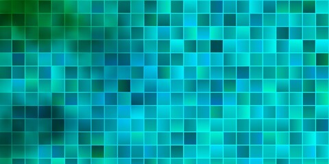 Light Blue, Green vector layout with lines, rectangles.