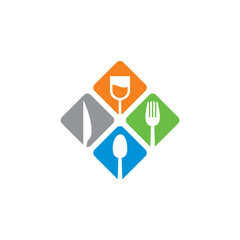 Abstract Restaurant Vector , Food Logo