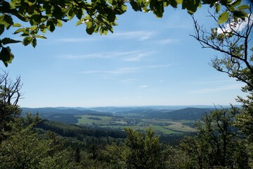Fototapeta na wymiar czech agricultural landscape in countryside