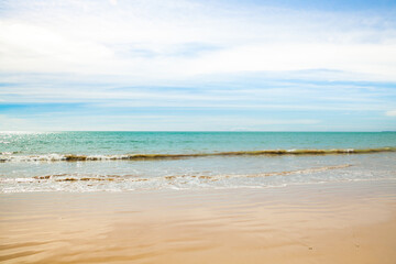 beautiful sea, sand and blue sky in Kao Lak, Thailand