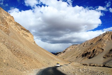 Fototapeta na wymiar Beautiful mountains of Ladakh, India.