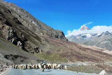 Beautiful mountains of Ladakh, India.
