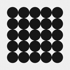 Abstract Cross Pattern Dots Logo generative computational art illustration
