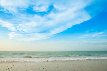 Beautiful tropical beach and sea .