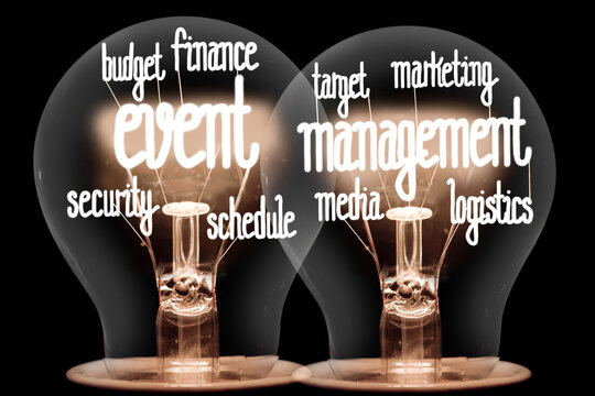 Light Bulbs with Event Management Concept