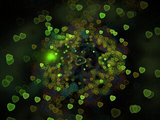 Imaginatory fractal background Image