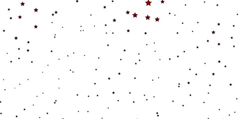 Dark Red vector background with colorful stars. Modern geometric abstract illustration with stars. Design for your business promotion.