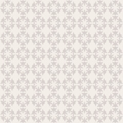 Floral pattern | Decorative gray vector background | Seamless wallpaper for interior design