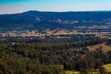 view of the mountains