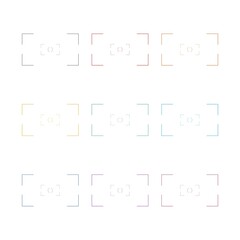 Camera screen template, color set