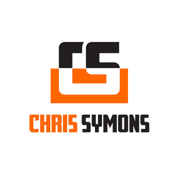 monogram letter CS logo