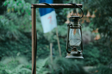 old oil lamp