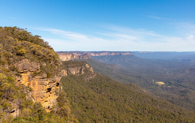 The Kedumba Pass in The Blue Mountains in Australia