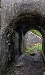 Obraz premium military defensive fortifications. Fort Pospelov. Vladivostok. Russia.