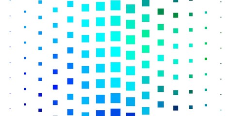 Dark Blue, Green vector layout with lines, rectangles. Abstract gradient illustration with rectangles. Pattern for commercials, ads.