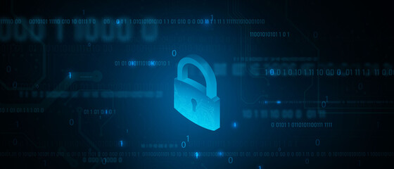 abstract Information security computer data technology communication concept vector background