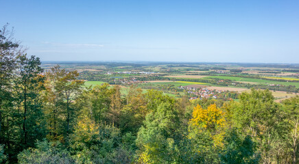 Fototapeta premium Aerial view in Southern Germany