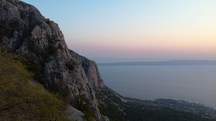 view from the top of the mountain