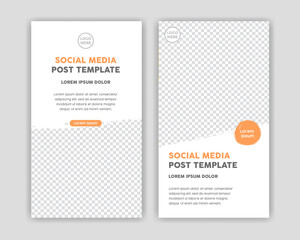 Modern Social Media banner template can be edited. Anyone can use this design easily. Promotional web banners for social media. Elegant sale and discount promo - Vector.