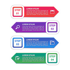 business infographic presentation design concept template