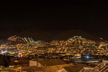 Fototapeta premium Cusco by Night