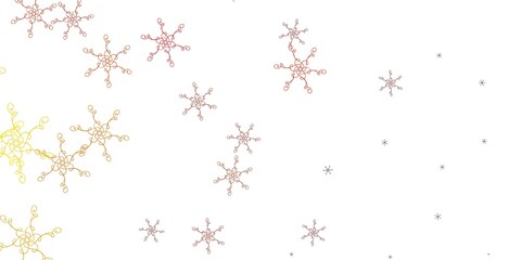 Light Yellow vector template with wry lines.