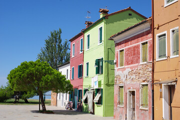 Maisons colorées de Burano, Vénétie