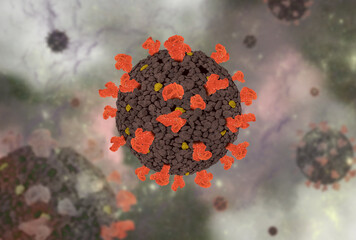 Concept of COVID-19 or 2019-ncov coronavirus - 378325815