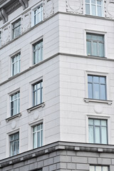 Fototapeta premium beautiful facade of stone historical building