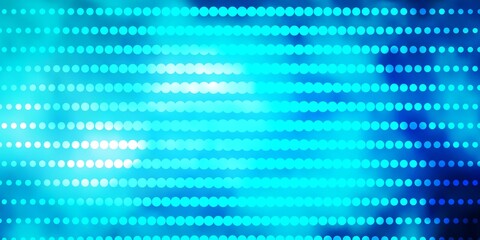 Naklejka premium Light BLUE vector background with circles. Illustration with set of shining colorful abstract spheres. New template for your brand book.
