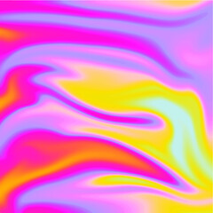  Vector abstract holographic background 80s - 90s, trendy colorful texture in neon color design for covers, flyers, brochures, posters, wedding invitations, Business Design or Social Media