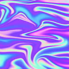 Fototapeta premium Vector abstract holographic background 80s - 90s, trendy colorful texture in neon color design for covers, flyers, brochures, posters, wedding invitations, Business Design or Social Media