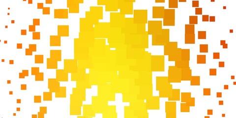 Light Orange vector layout with lines, rectangles. Modern design with rectangles in abstract style. Pattern for commercials, ads.