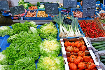 Dunkerque, France - january 25 2019 : market