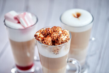 different kinds of coffee drink