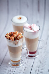 different kinds of coffee drink