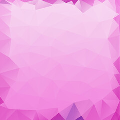 Purple Abstract Low Poly Geometric Gradient Polygonal Frame Background Vector Illustration