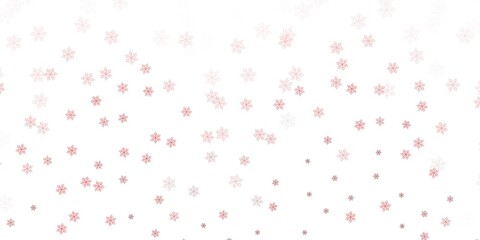 Light orange vector doodle background with flowers.