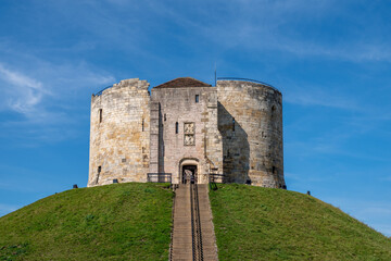 Fototapeta na wymiar Cliffords Tower Norman Castle York