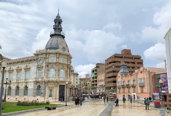 Fototapeta na wymiar Centro de Cartagena, España