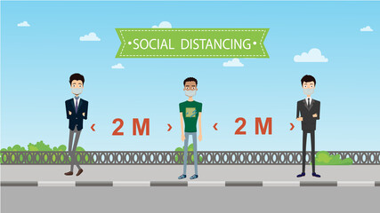 This is image about social distancing, 
