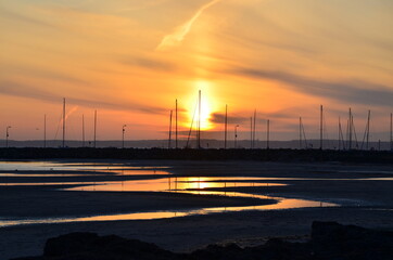 Sunset in Helsingborg, Sweden