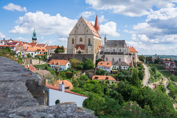 Obraz premium Panorama of Znojmo, Czech Republic, South Moravia