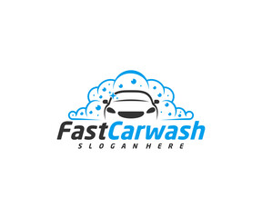 Car Wash logo designs concept vector, Automotive Cleaning logo template