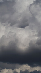 Obraz premium Imposant cumulus congestus, au développement prononcé