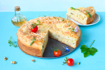 Herzhafter Zucchinikuchen