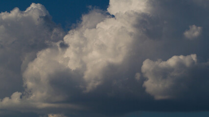 Fototapeta premium Cumulus congestus bien ébouriffé 