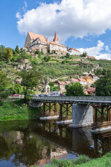 Fototapeta premium Panorama of Znojmo, Czech Republic, South Moravia