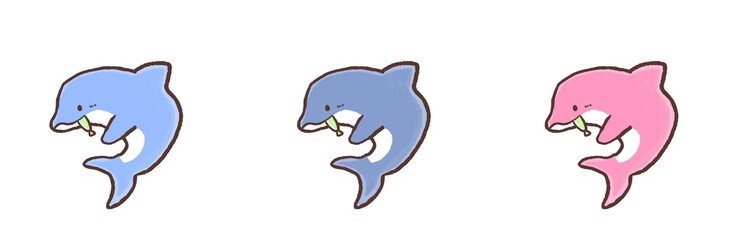 Obraz premium R:もっとメルヘンな水族館 バンドウイルカ イルカショー シンプル