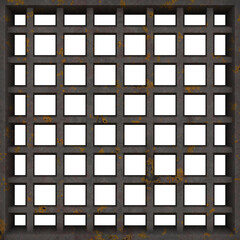 metal grid background